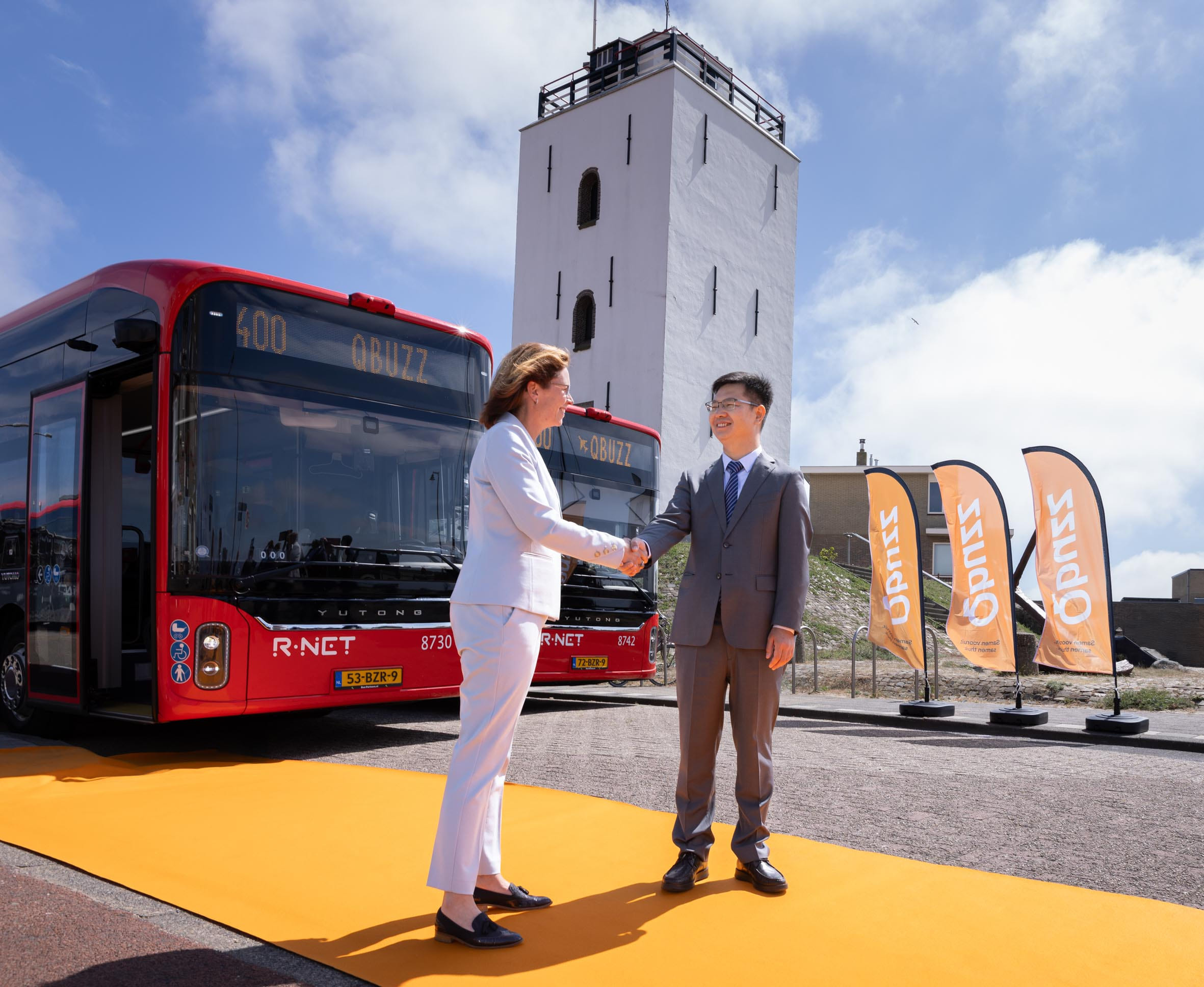宇通电动公交交付荷兰Qbuzz（图：Sustainable Bus）